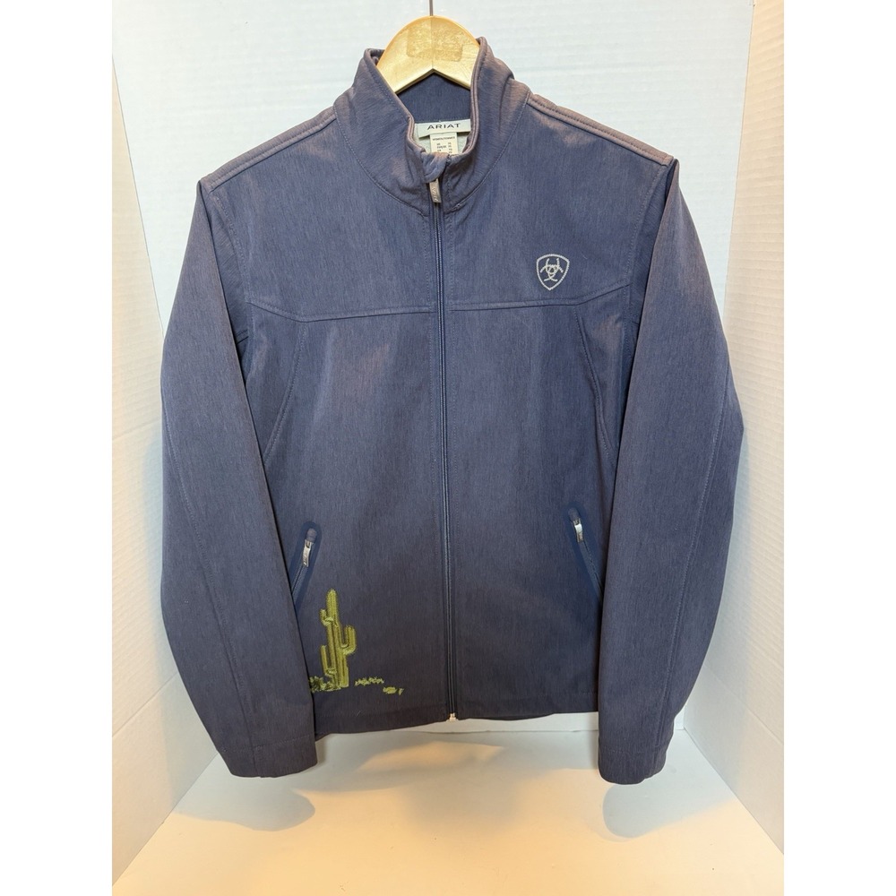 Ariat Team Heritage Softshell Full Zip Jacket Embroidered Western Cowgirl XL 248